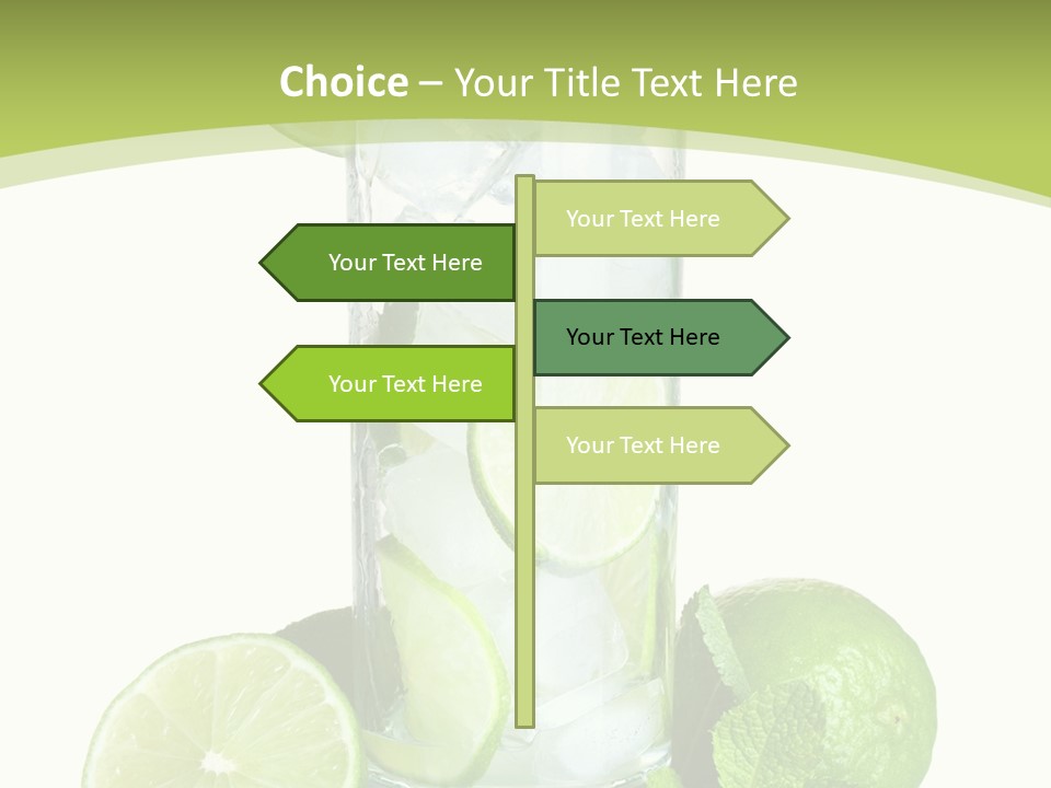 Purified Glass Soda PowerPoint Template