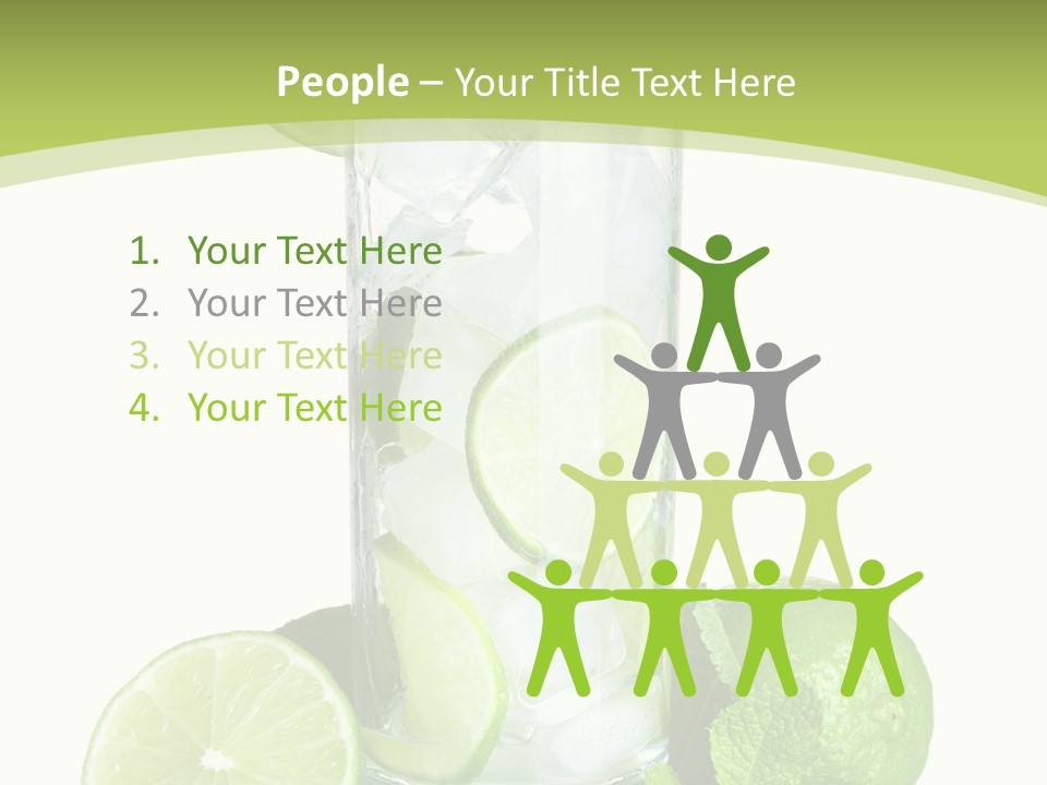 Purified Glass Soda PowerPoint Template