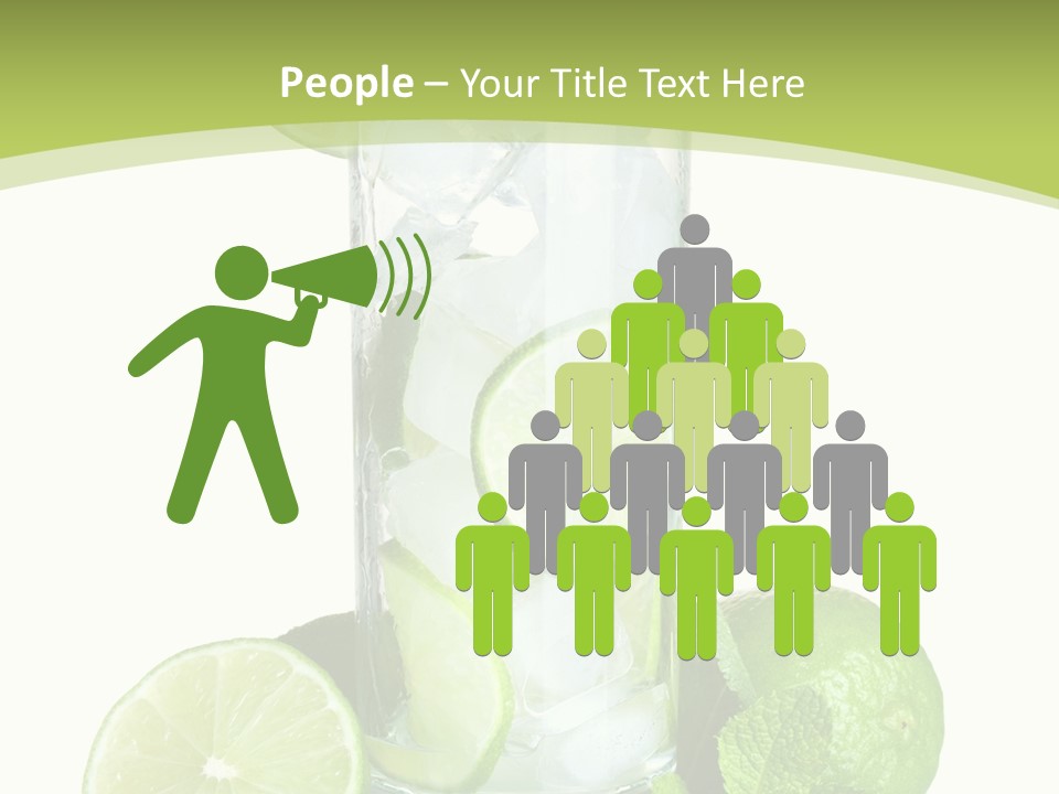 Purified Glass Soda PowerPoint Template