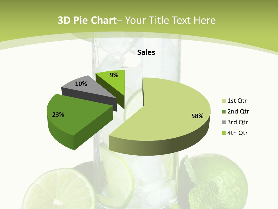 Purified Glass Soda PowerPoint Template