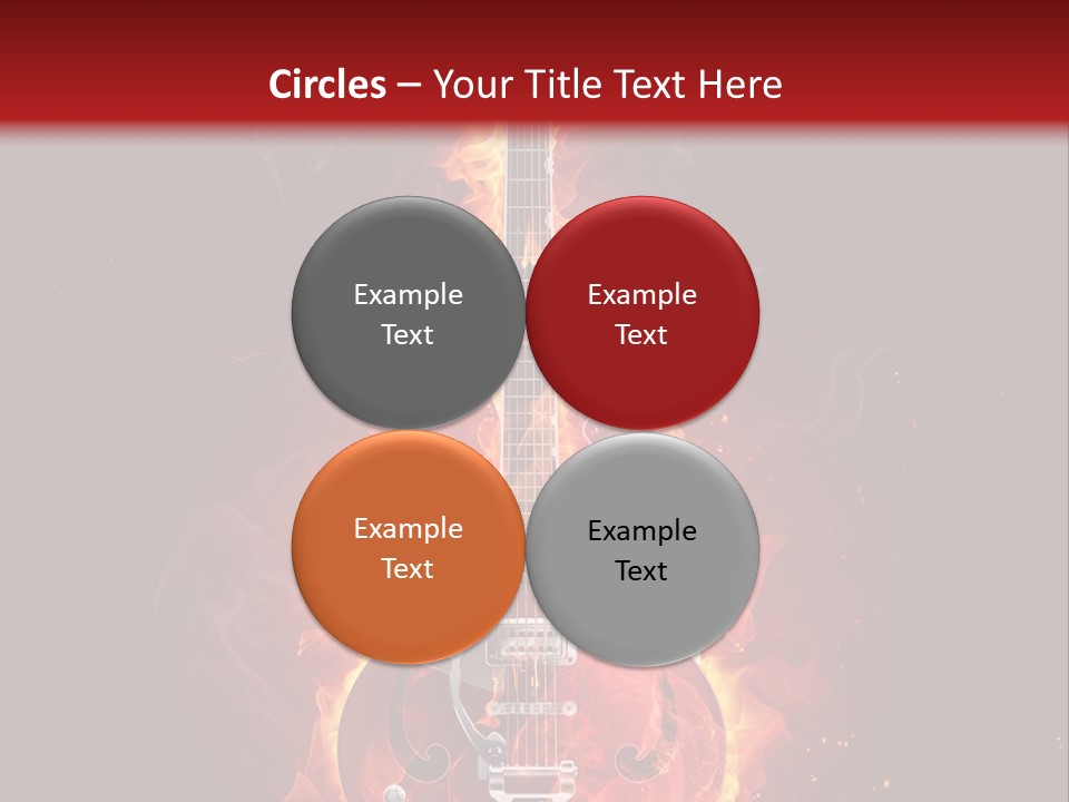 Audio Illustration Artistic PowerPoint Template