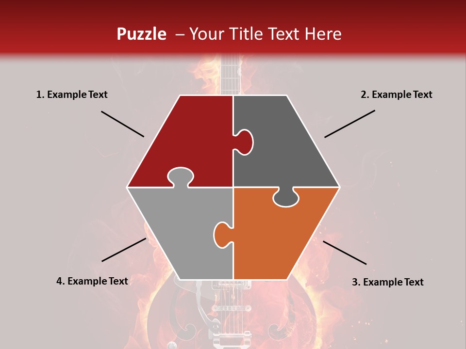 Audio Illustration Artistic PowerPoint Template