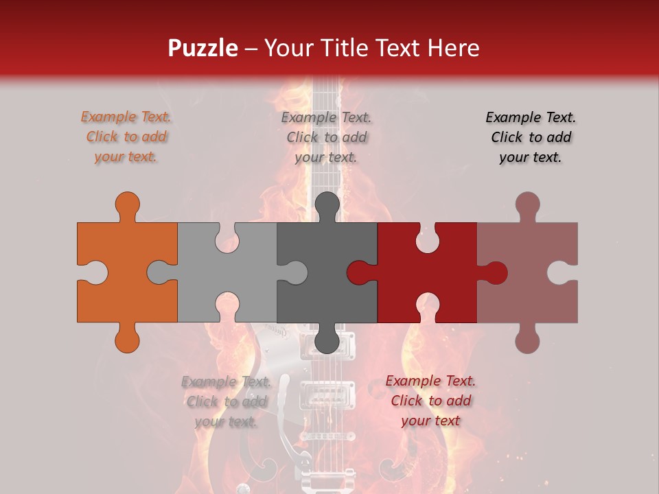 Audio Illustration Artistic PowerPoint Template