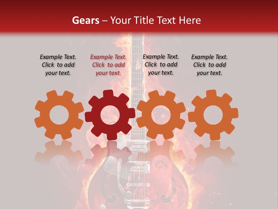 Audio Illustration Artistic PowerPoint Template