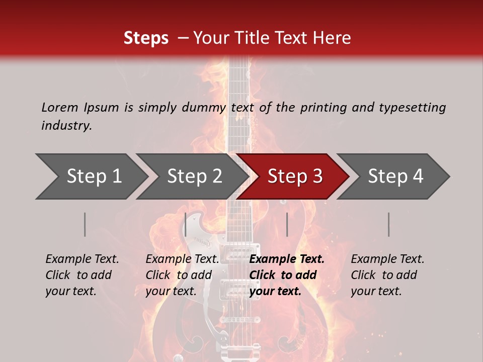 Audio Illustration Artistic PowerPoint Template