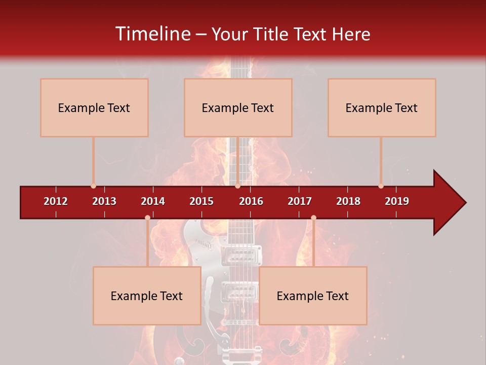 Audio Illustration Artistic PowerPoint Template
