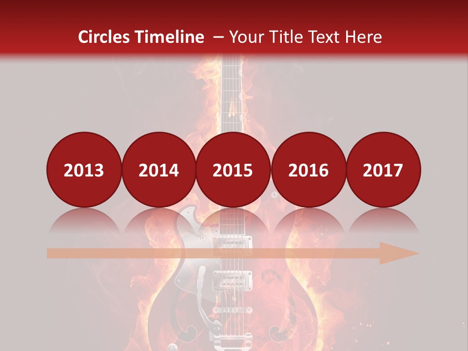 Audio Illustration Artistic PowerPoint Template