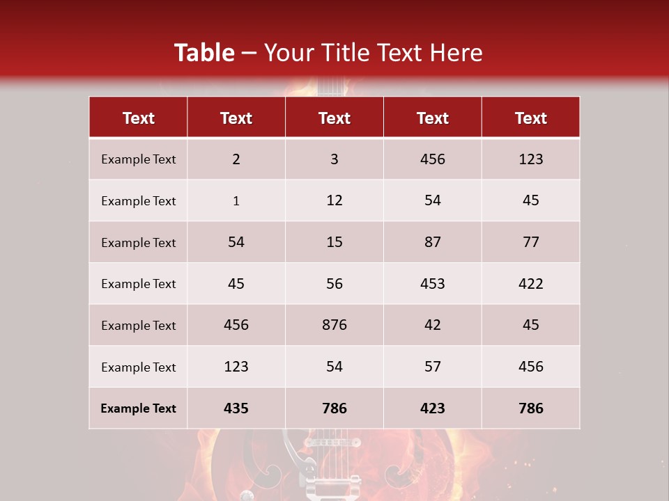 Audio Illustration Artistic PowerPoint Template