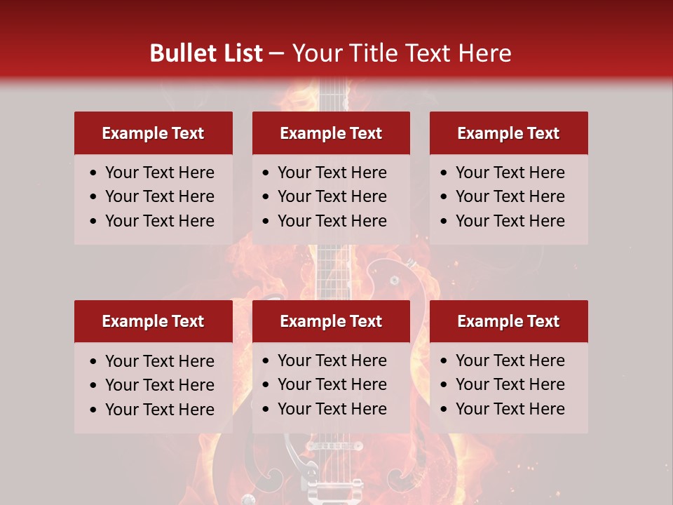 Audio Illustration Artistic PowerPoint Template