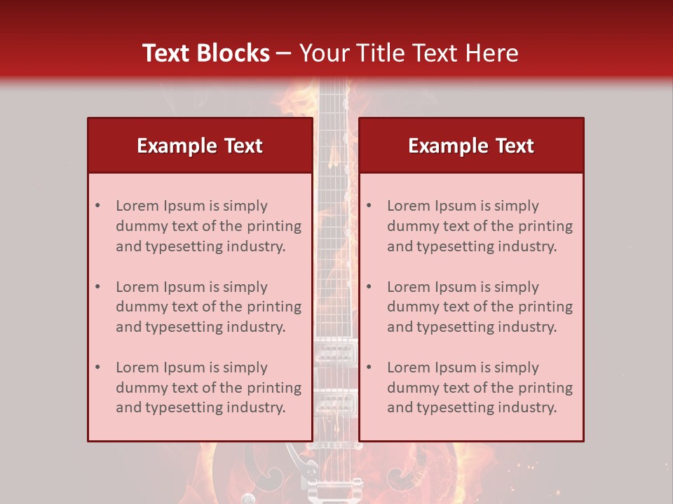 Audio Illustration Artistic PowerPoint Template