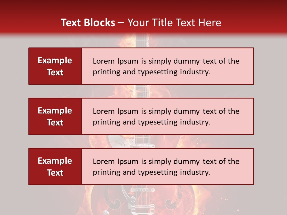 Audio Illustration Artistic PowerPoint Template