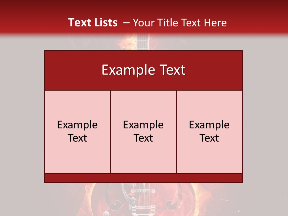 Audio Illustration Artistic PowerPoint Template