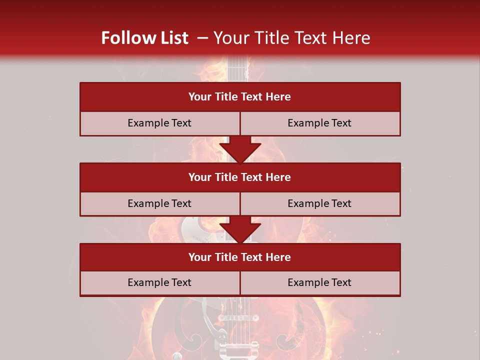Audio Illustration Artistic PowerPoint Template