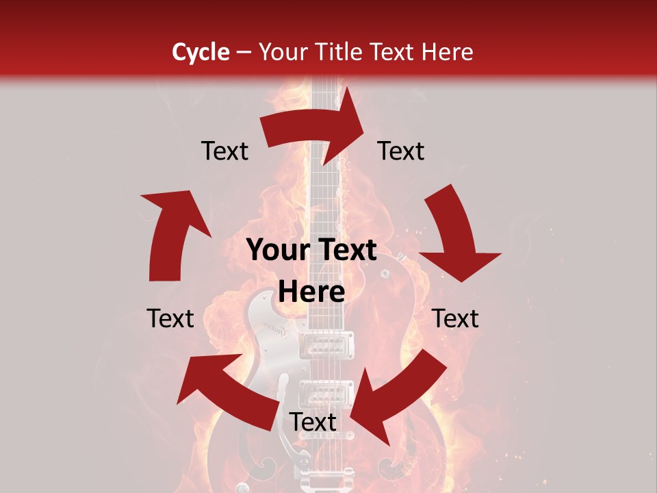 Audio Illustration Artistic PowerPoint Template