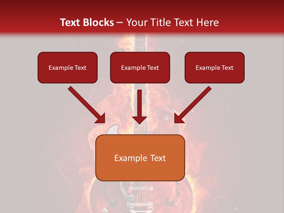 Audio Illustration Artistic PowerPoint Template