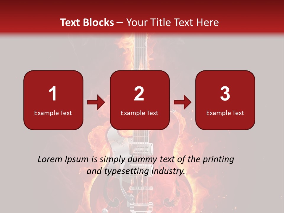 Audio Illustration Artistic PowerPoint Template