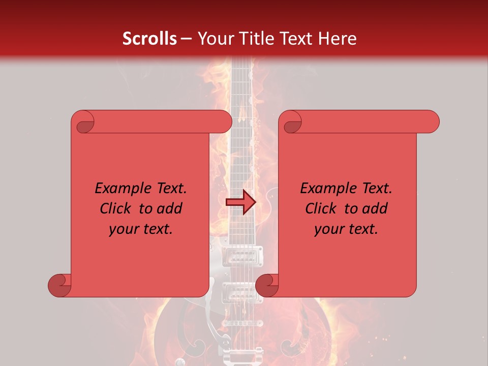 Audio Illustration Artistic PowerPoint Template