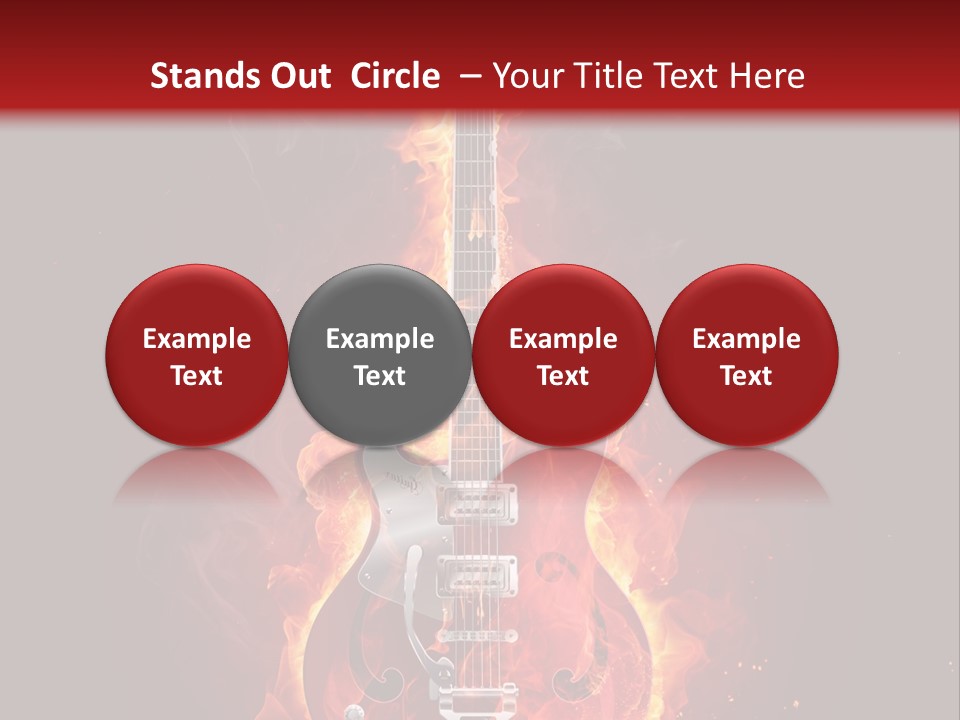 Audio Illustration Artistic PowerPoint Template