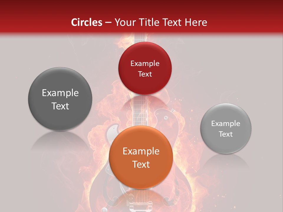 Audio Illustration Artistic PowerPoint Template