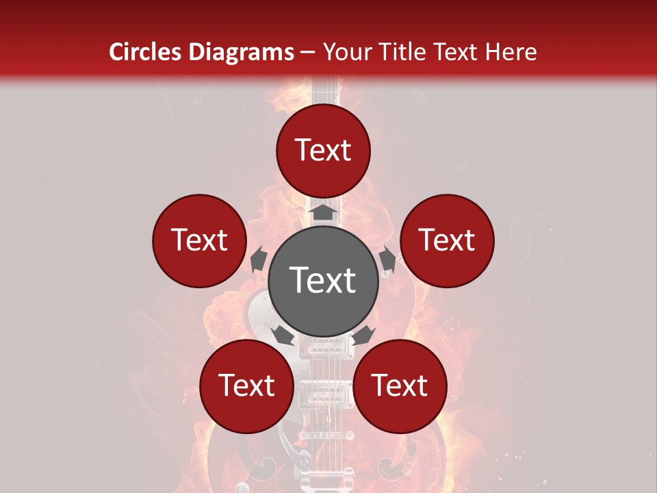 Audio Illustration Artistic PowerPoint Template