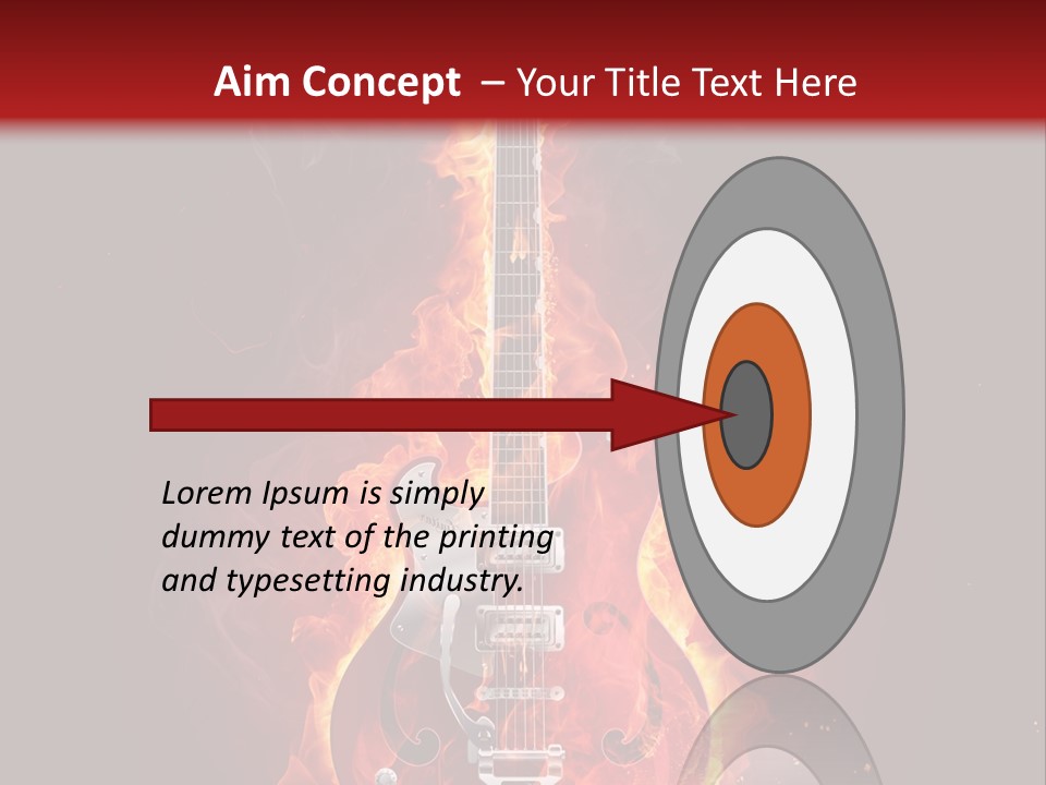 Audio Illustration Artistic PowerPoint Template