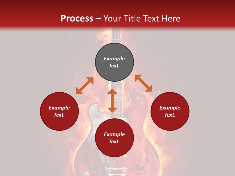 Audio Illustration Artistic PowerPoint Template