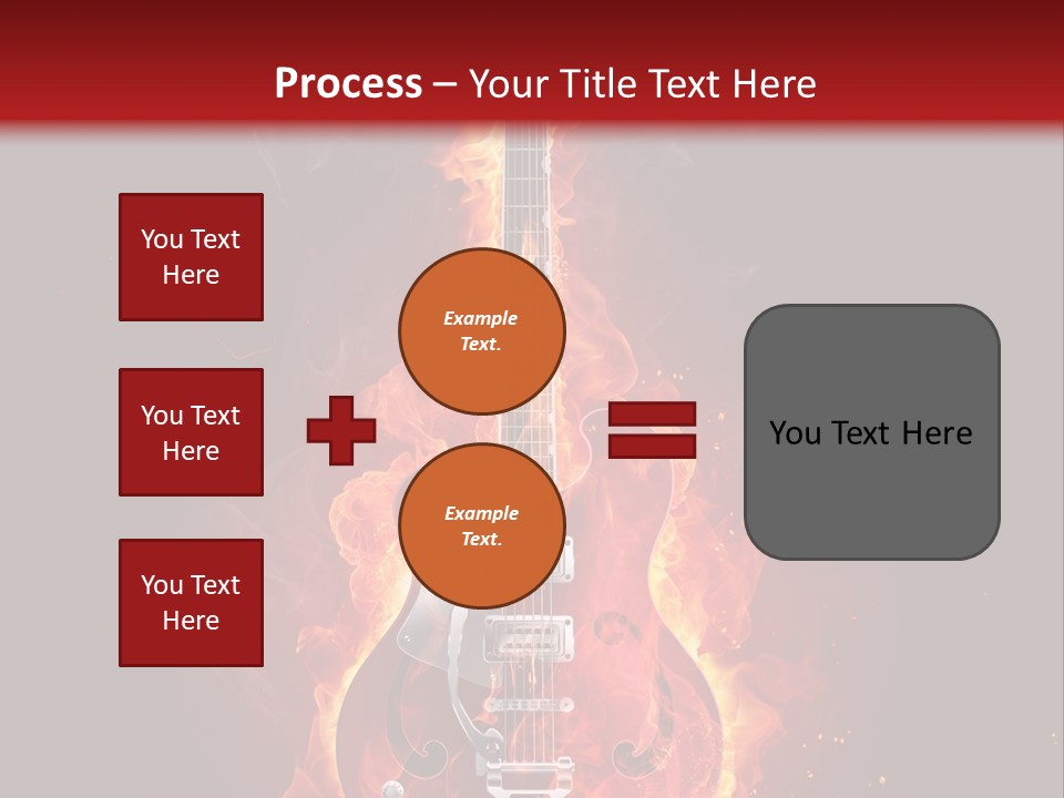 Audio Illustration Artistic PowerPoint Template