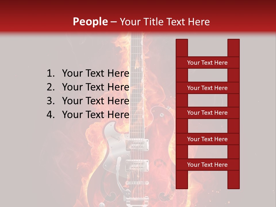 Audio Illustration Artistic PowerPoint Template