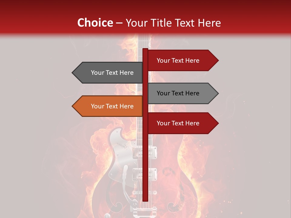 Audio Illustration Artistic PowerPoint Template