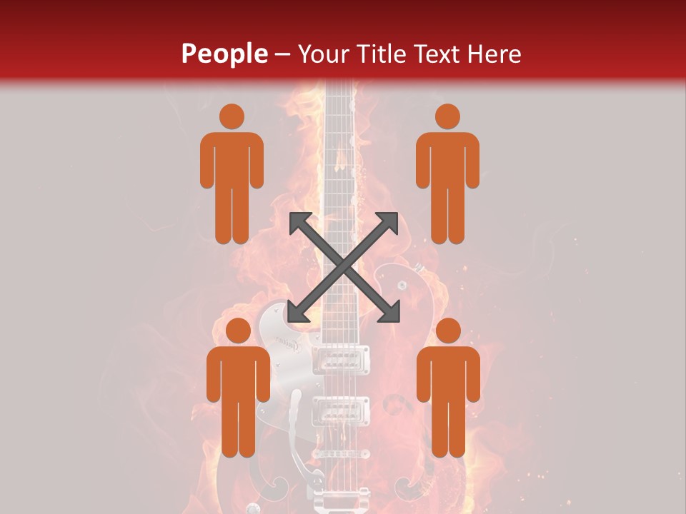 Audio Illustration Artistic PowerPoint Template