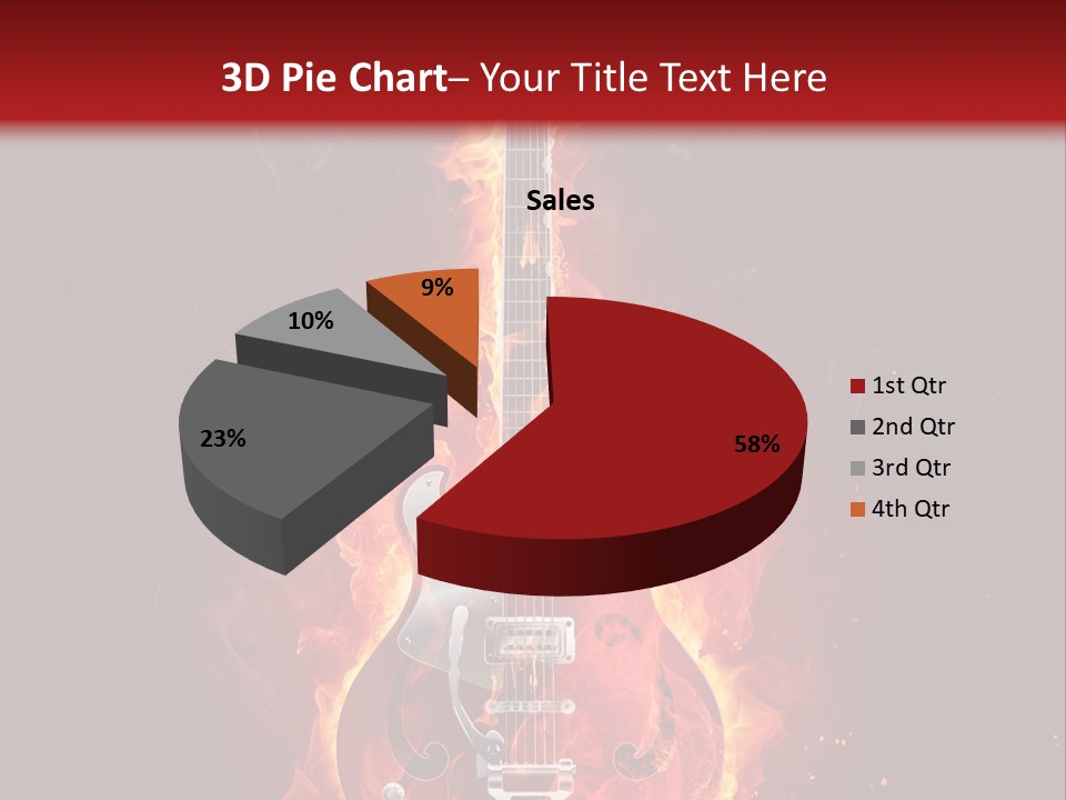 Audio Illustration Artistic PowerPoint Template