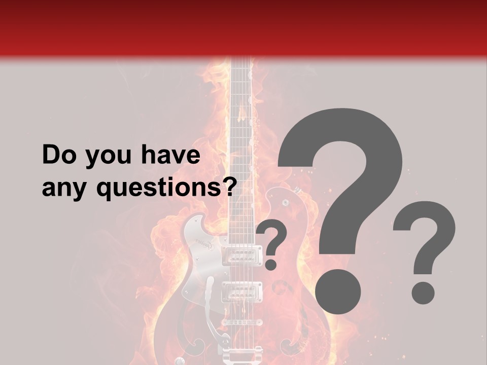 Audio Illustration Artistic PowerPoint Template