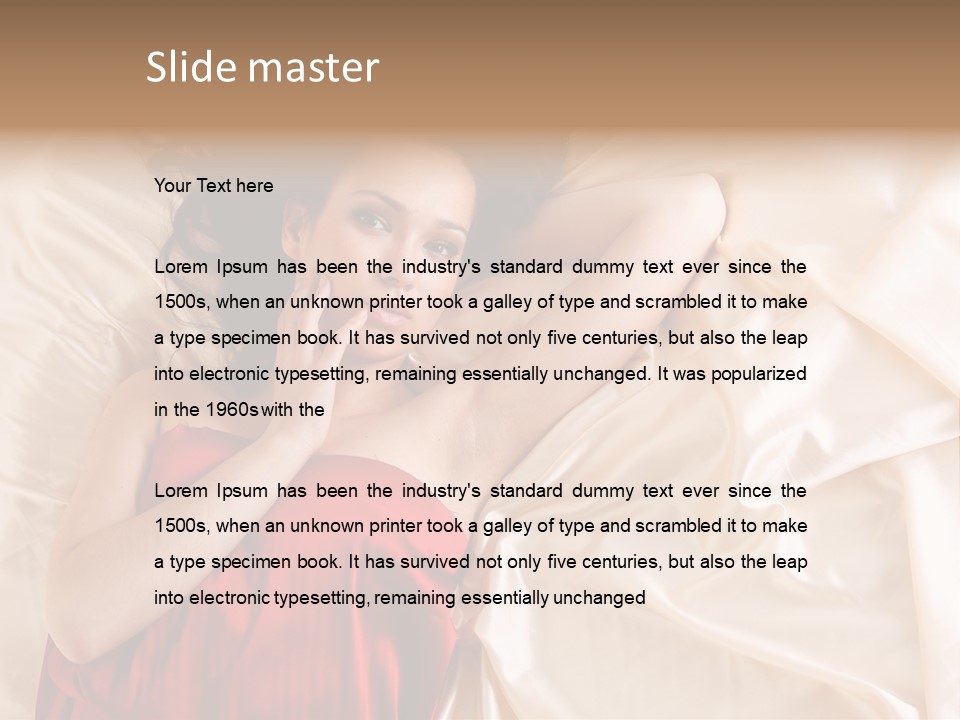 Lifestyle Wake Up Sleep PowerPoint Template