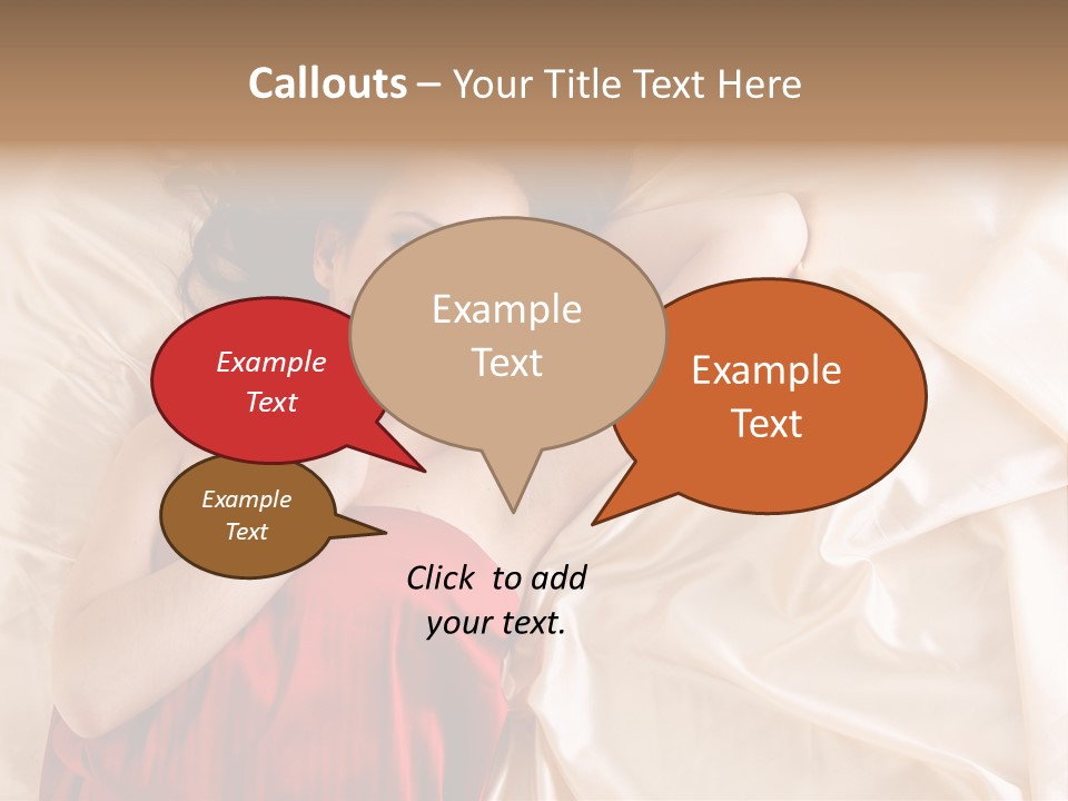 Lifestyle Wake Up Sleep PowerPoint Template