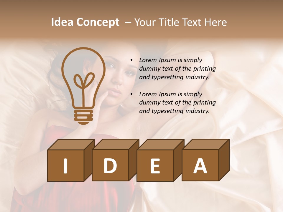 Lifestyle Wake Up Sleep PowerPoint Template