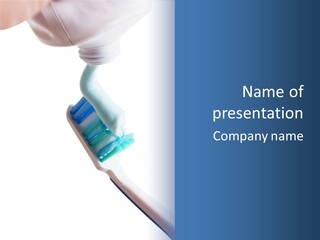 Hold Treatments Toothbrush PowerPoint Template