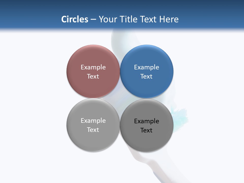 Hold Treatments Toothbrush PowerPoint Template