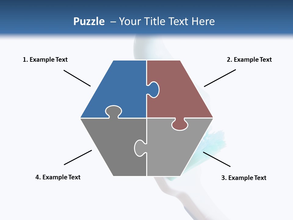 Hold Treatments Toothbrush PowerPoint Template