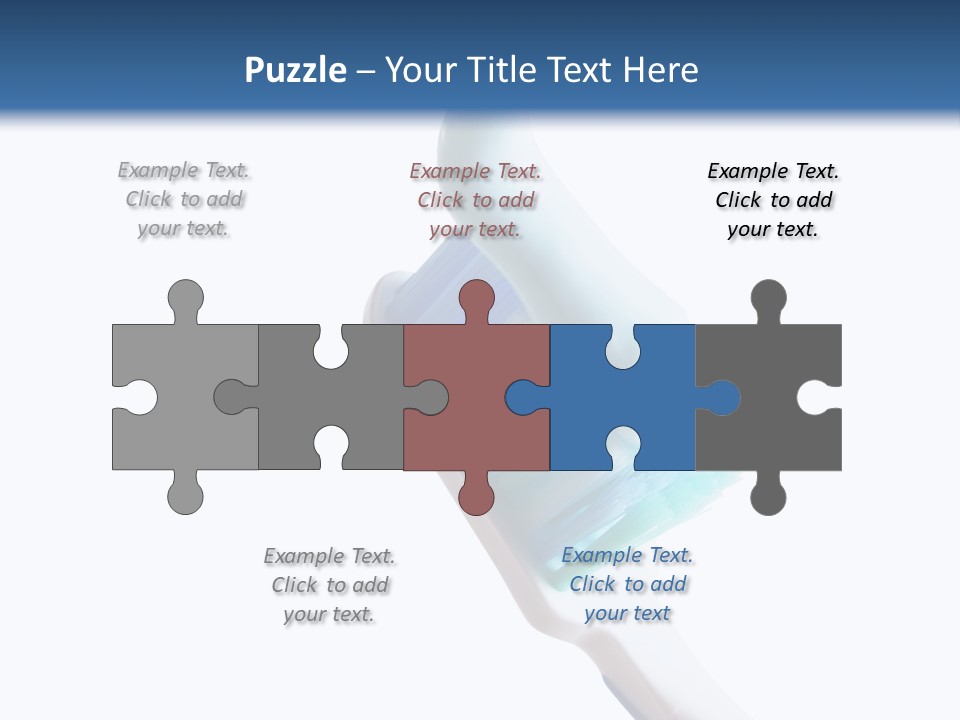 Hold Treatments Toothbrush PowerPoint Template