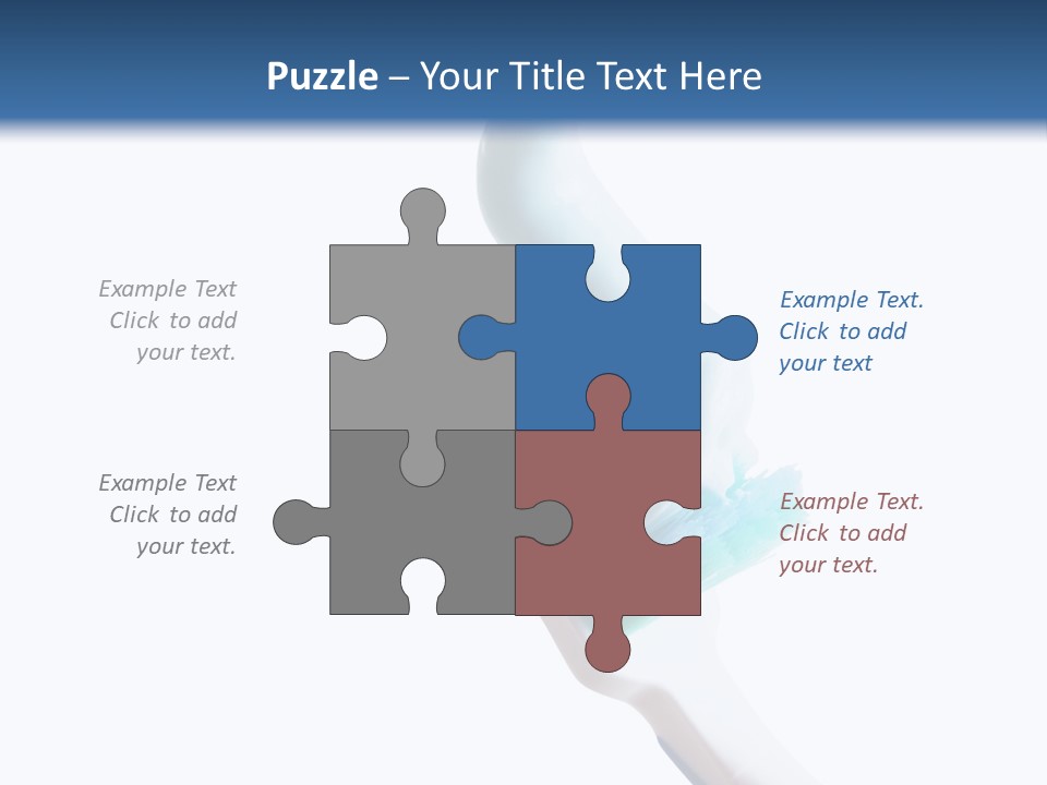 Hold Treatments Toothbrush PowerPoint Template