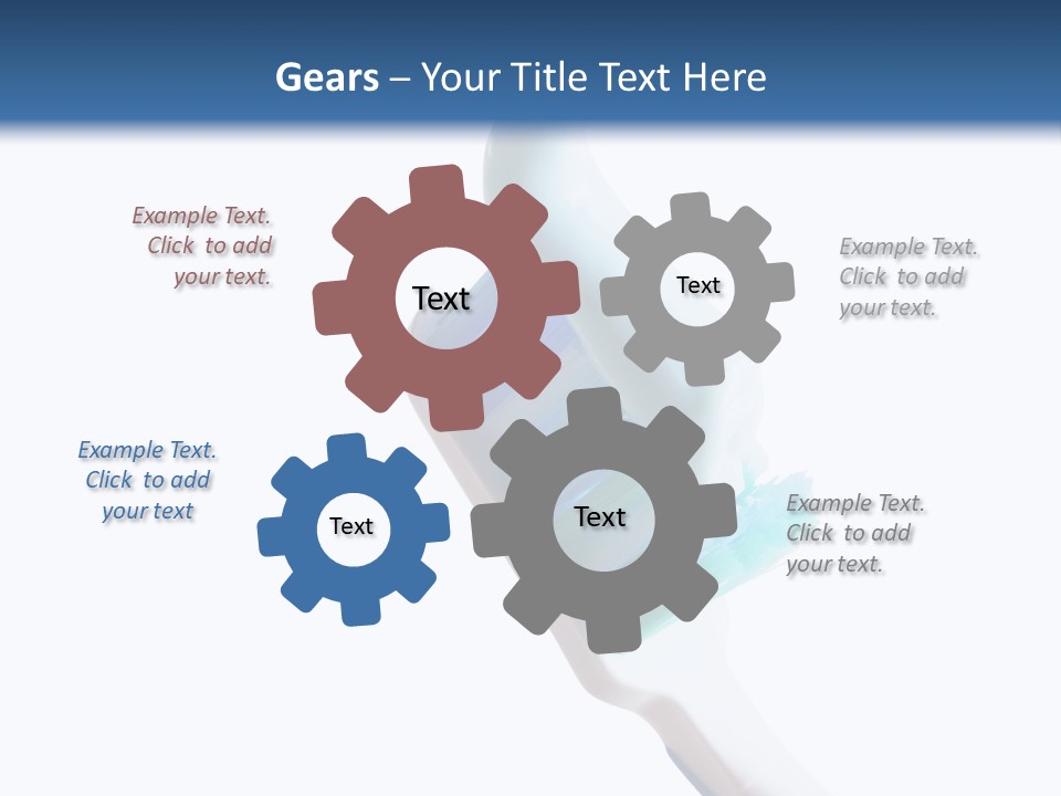 Hold Treatments Toothbrush PowerPoint Template