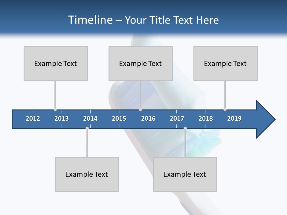 Hold Treatments Toothbrush PowerPoint Template