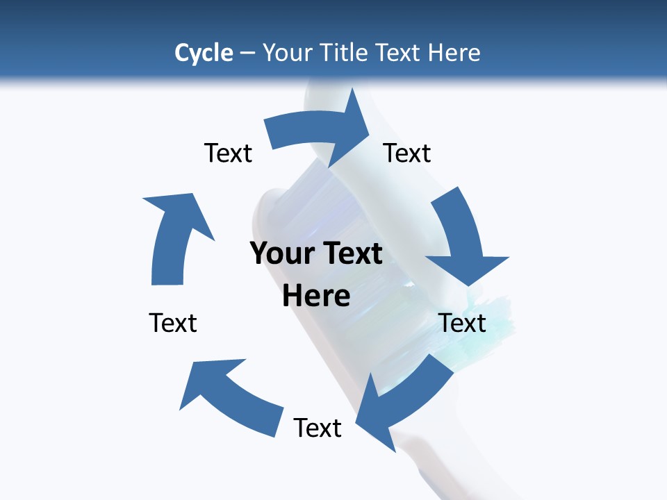 Hold Treatments Toothbrush PowerPoint Template
