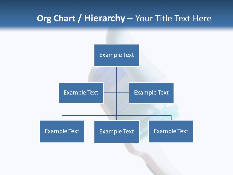 Hold Treatments Toothbrush PowerPoint Template