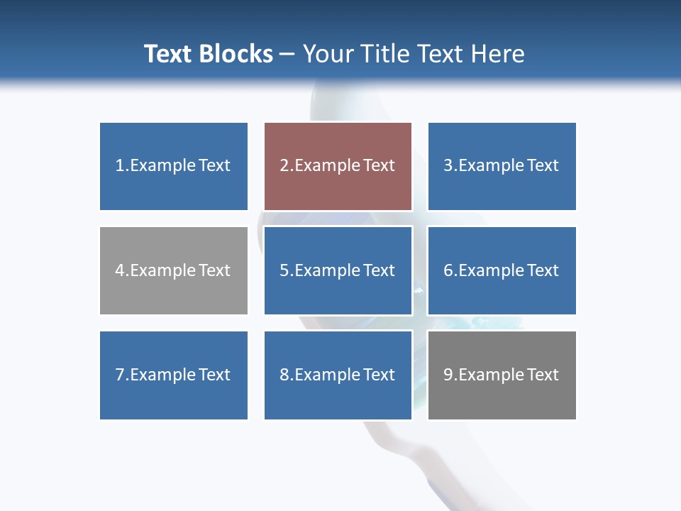 Hold Treatments Toothbrush PowerPoint Template