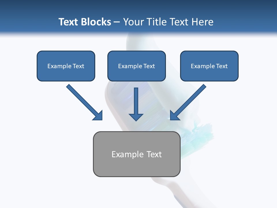 Hold Treatments Toothbrush PowerPoint Template