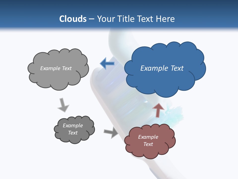 Hold Treatments Toothbrush PowerPoint Template