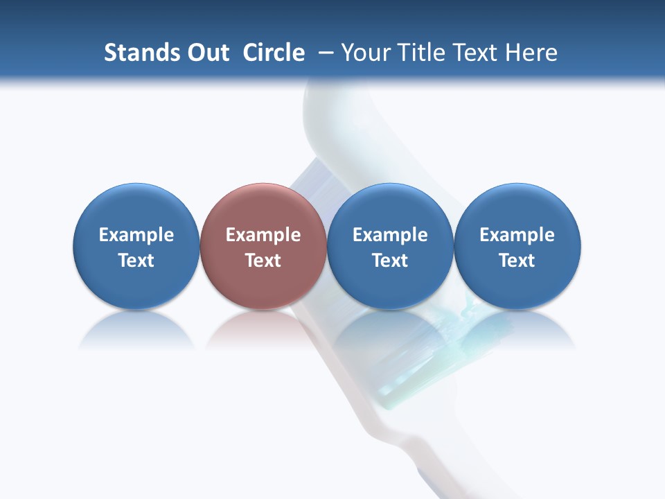 Hold Treatments Toothbrush PowerPoint Template