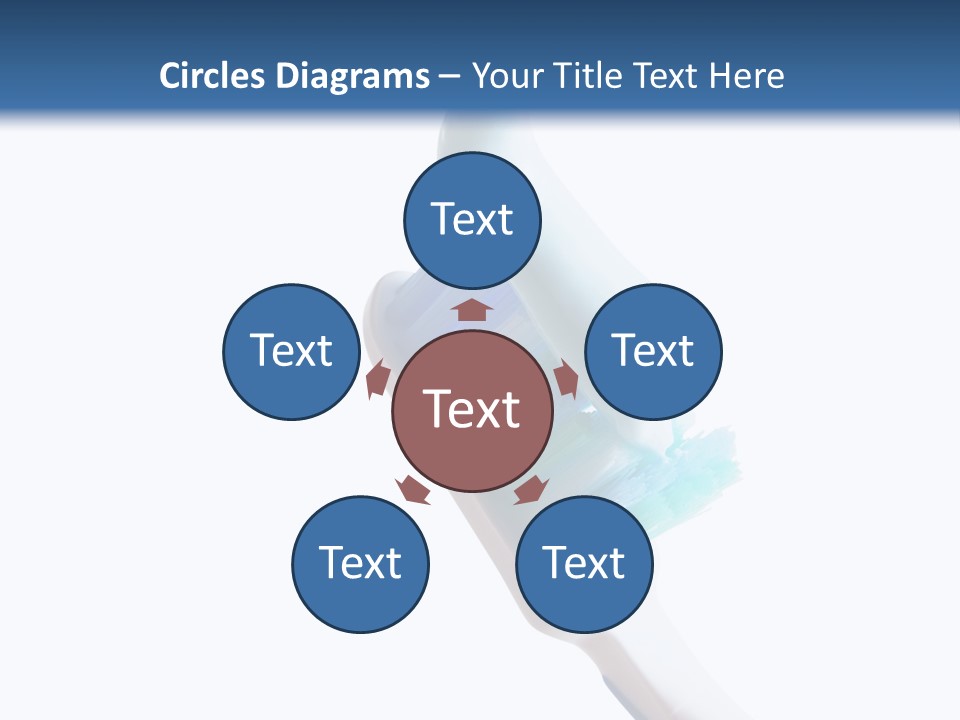 Hold Treatments Toothbrush PowerPoint Template