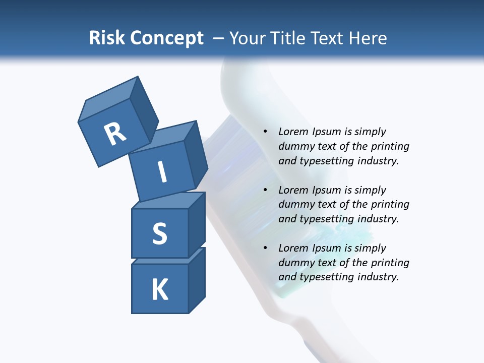 Hold Treatments Toothbrush PowerPoint Template